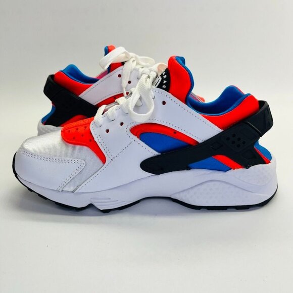 Nike Air Huarache Women's Running Shoes SIze 7 Red, Blue, White DV2220-100 - Picture 6 of 13